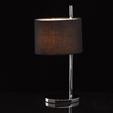 Lampe de table chromée megapolis 1 ampoule 56 cm