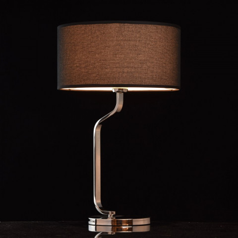 Lampe de table chromée megapolis 1 ampoule 58 cm