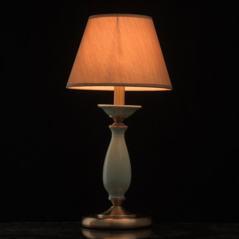 Lampe de table cuivre classic 1 ampoule 50 cm