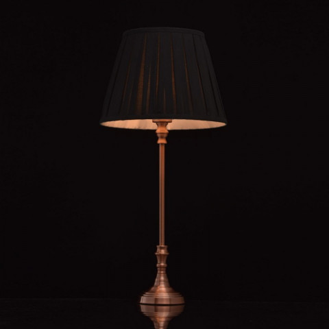 Lampe de table cuivre elegance 1 ampoule 60 cm