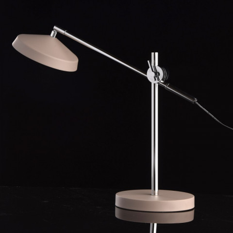 Lampe de table grise megapolis 1 ampoule 64 cm