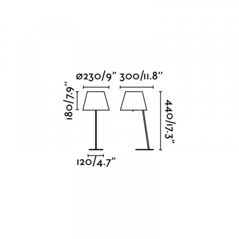 Lampe de table noire moma 1 ampoule