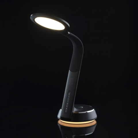 Lampe de table noire techno   64 cm
