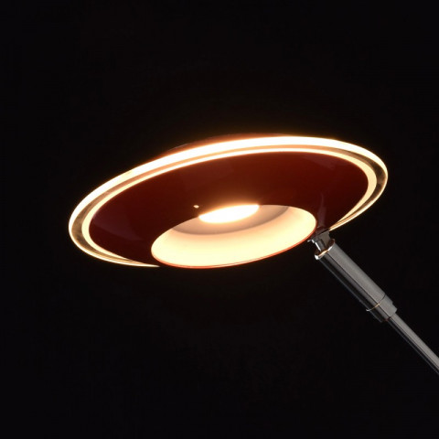 Lampe de table rouge techno 1 ampoule 47 cm