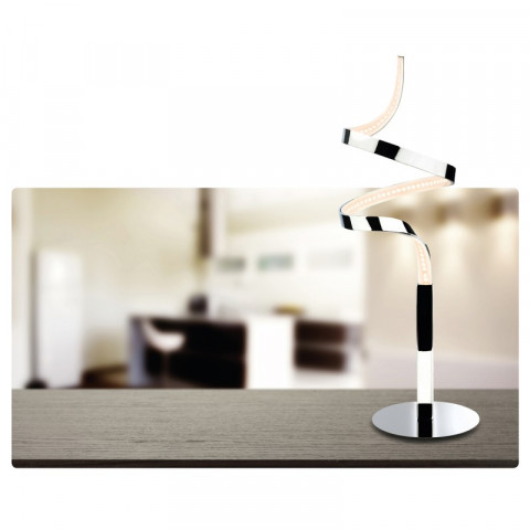 Lampe led wave, chrome