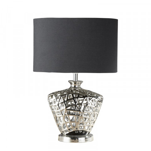 Lampe network, céramique, avec abat-jour