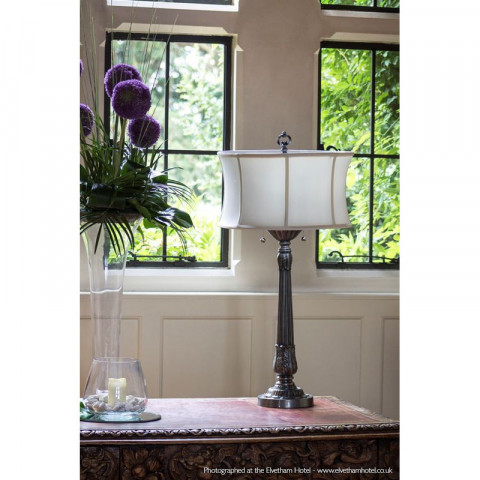 Lampe présidential, avec abat-jour ivoire