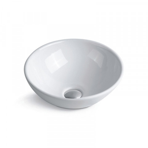 Lave main bol - céramique blanc - 28 cm - olys