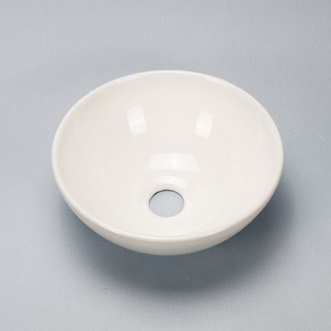 Lave main bol - céramique blanc - 28 cm - olys