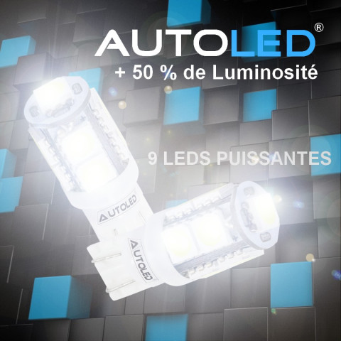 Pack p22 4 ampoules led w5w (t10)+navette c5w 42mm canbus autoled®