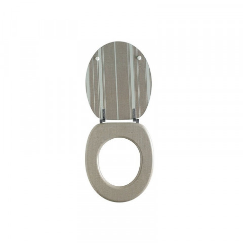 Lin, abattants wc trendy line bois déco - wirquin