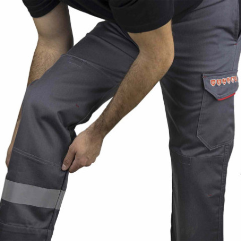 Pantalon ATEX multinormes Risk Basic Vision - LMA -XXXL-Gris
