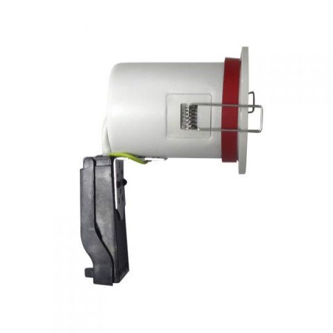 Lot de 10 supports spot rt2012 rond orientable 100mm - finition - blanc