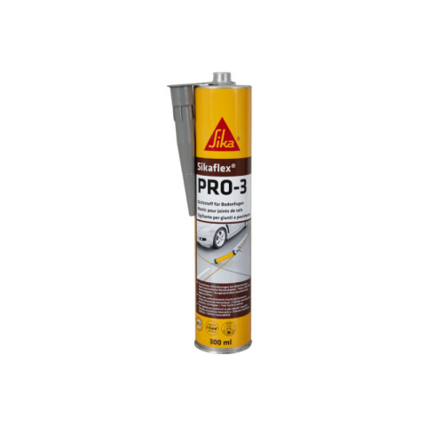 Lot de 3 mastics autonivelants sika sikaflex pro 3 - gris béton - 300ml