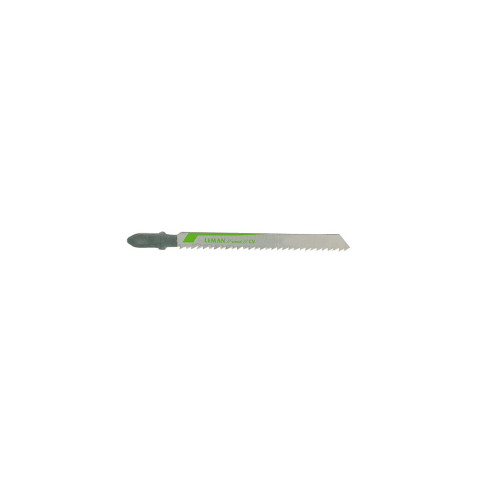 5 lames de scie sauteuse CV - Lu. 75 mm pas 2.5 mm - coupe fine pour bois - LEMAN - 7002.05
