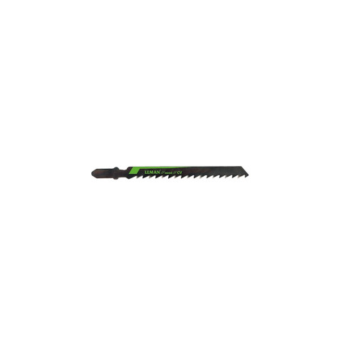 5 lames de scie sauteuse CV - Lu. 75 mm pas 4 mm - coupe grossière pour bois - LEMAN - 7010.05