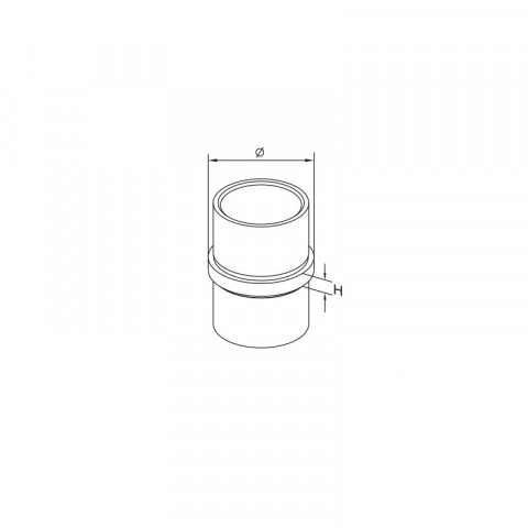 Manchon de liaison inox a4