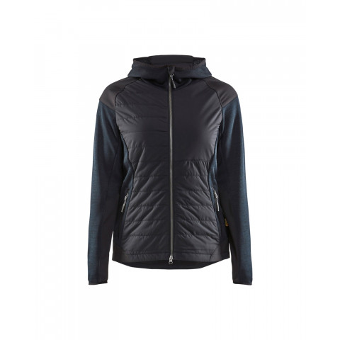 Veste hybride avec rembourrage thermo-léger femme