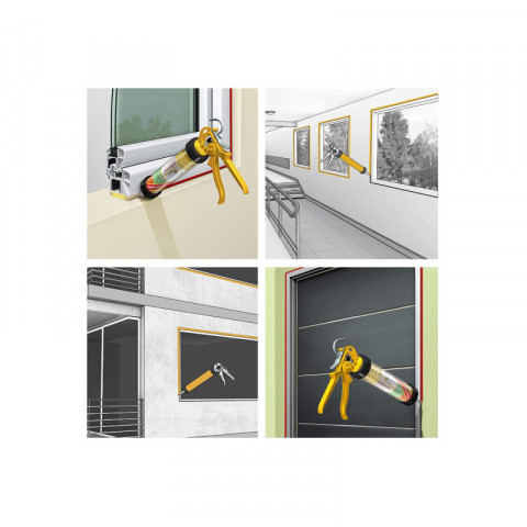 Mastic haute performance sika sikahyflex 220 window - gris - 400ml