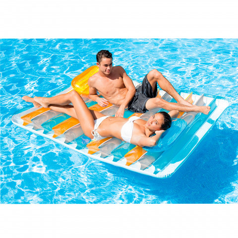 Matelas vis-à-vis double gonflable intex
