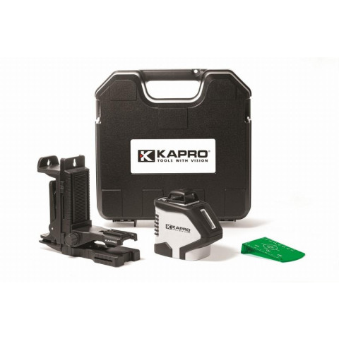 Laser 360° vert 3 faisceaux KAPRO + mallette rigide + accessoires modèle 962G - 59623