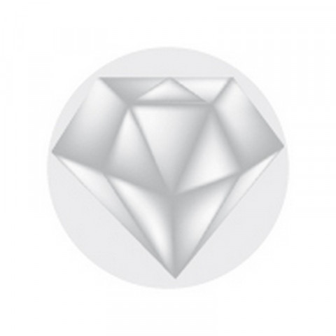 Meule diamantée sur tige cylindrique DZY, Ø x hauteur : 4 x 5 mm, Long. de la queue 45 mm, Ø de tige 3 mm