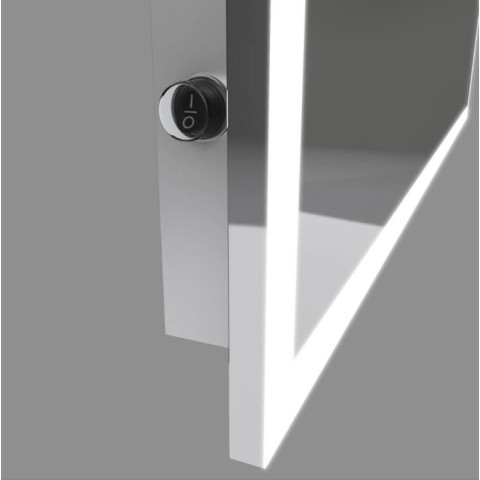 Miroir salle de bain LED auto-éclairant 60x80cm - FRAME Aurlane - MIR018