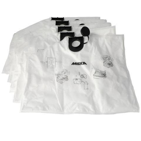 Sac à poussière en polaire pour Dexos 1217 - Lot de 5 - MIRKA - MIX1215171