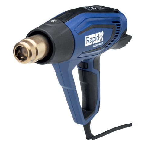 Pistolet à air chaud Rapid R2200-LCD - 2200 W - RAPID-ISABERG - Coffret - 5001448