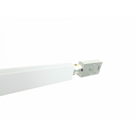 Rail spot binaire monophasé 1m blanc