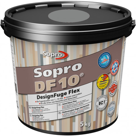 Mortier joint sopro df 10 déco flex 5kg - Couleur au choix