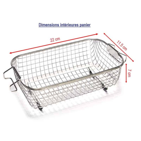 Bpac nettoyeur ultrasons 3 litres digital + vanne vidange