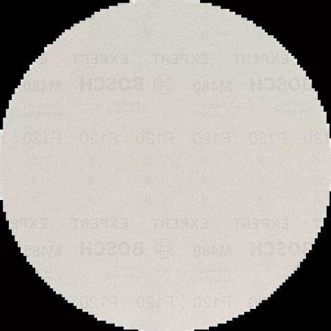 Disques Abrasifs BOSCH Expert M480 - Ø125 mm - Boite de 5 pièces - Grain 120 2608901637