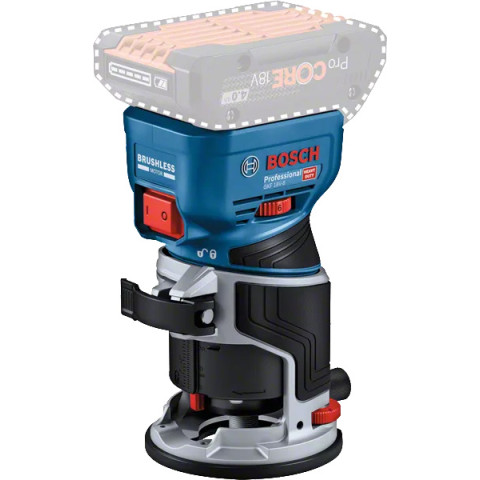 Affleureuse sans-fil GKF 18V-8 - BOSCH - sans batterie, ni chargeur - 06016C2001