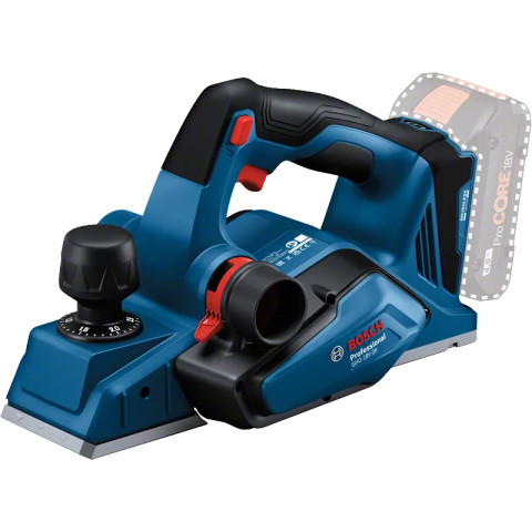 Rabot sans fil GHO18V-26 - BOSCH - Sans batterie, ni chargeur - L-Boxx - 06015B5000