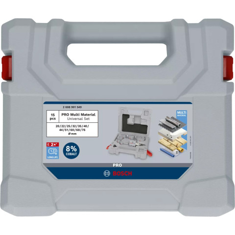 Coffret de scies trépans PRO Multi Material - BOSCH - 2608901549