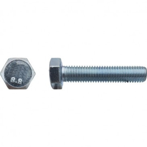 Vis tête hexagonale totalement filetée classe 8,8 Zingué - 6 x 40 mm - Boite de 200 - LENNIE - VHT880604002B