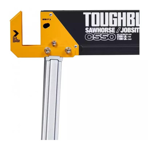 Pack de 2 tréteaux-table de chantier C650 -TOUGHBUILT INDUSTRIES INC. - TB-C650-2-XEA