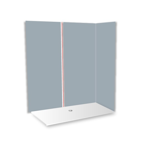 Pack extension droit 1p h2000 x l900 + profilés - couleurs aux choix