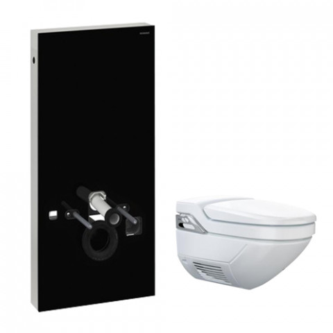 Panneau WC Monolith avec Pack WC suspendu Aquaclean 8000plus