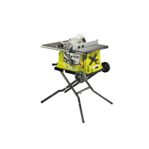 Pack ryobi - scie sur table électrique rts1800ef-g - 1800w - 254mm - piètement rétractable - roues - extension - lame carbure - sb254t24a1