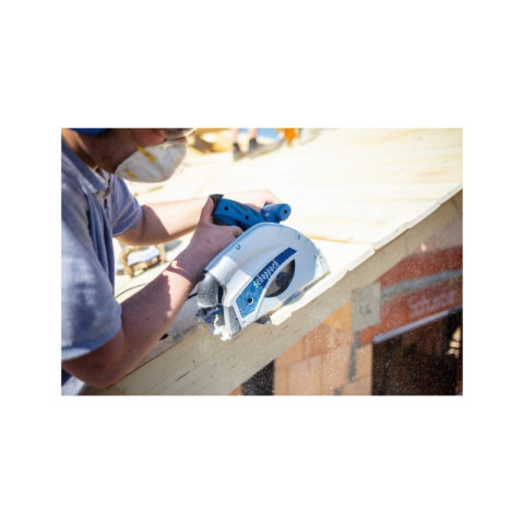 Pack scheppach scie plongeante - 160mm - 1200w - pl55 - 3 rails de guidage - 1 lame - 48 dents - 1 serre-joint