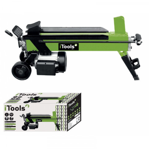 Pack tronçonneuse électrique itools 1600w + fendeur de bûches horizontal itools 1500w