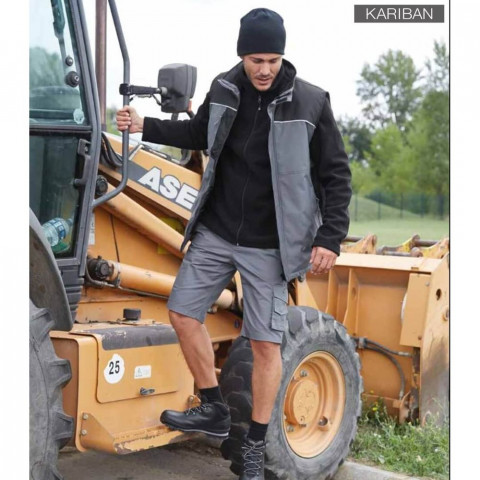 Gilet sans manches matelassé kariban bicolore - Coloris et tailles au choix