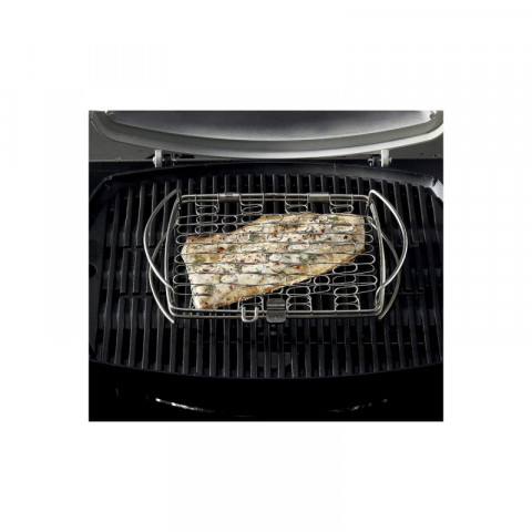 Panier weber - pour poisson - acier inoxydable - 5,59x20,57x27,94cm