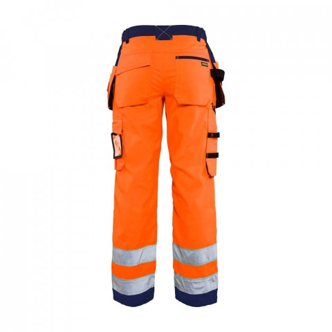 Pantalon de travail femme haute visibilité blaklader polycoton poches flottantes - Coloris et taille au choix