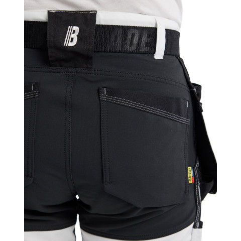 Pantalon peintre stretch 2D avec poches flottantes femme 72321832 - Taille au choix