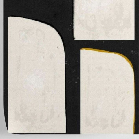 Papier peint abstrait noir et blanc - ASTRATTA NERA++