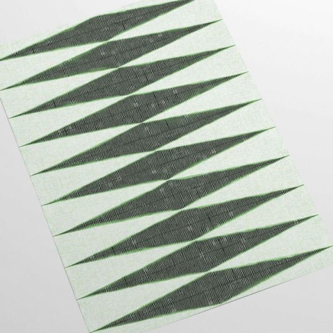 Papier peint Chevron vert - CHEVRON++