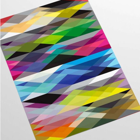Papier peint géométrique coloré - PRISMI++